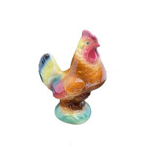 Vintage Royal Copley Ceramic Hen Figurine, Chicken